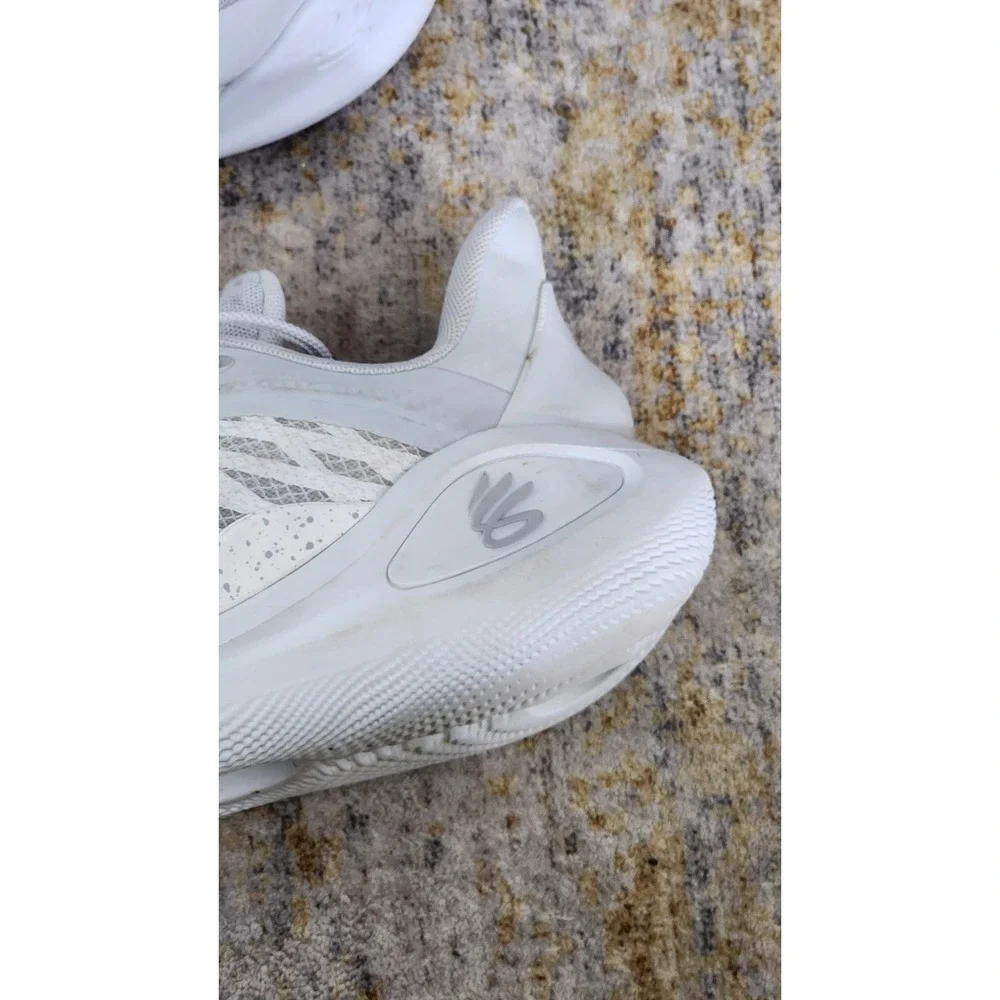 Under Armour Men's Curry Flow 12 Team White/Black Size 13